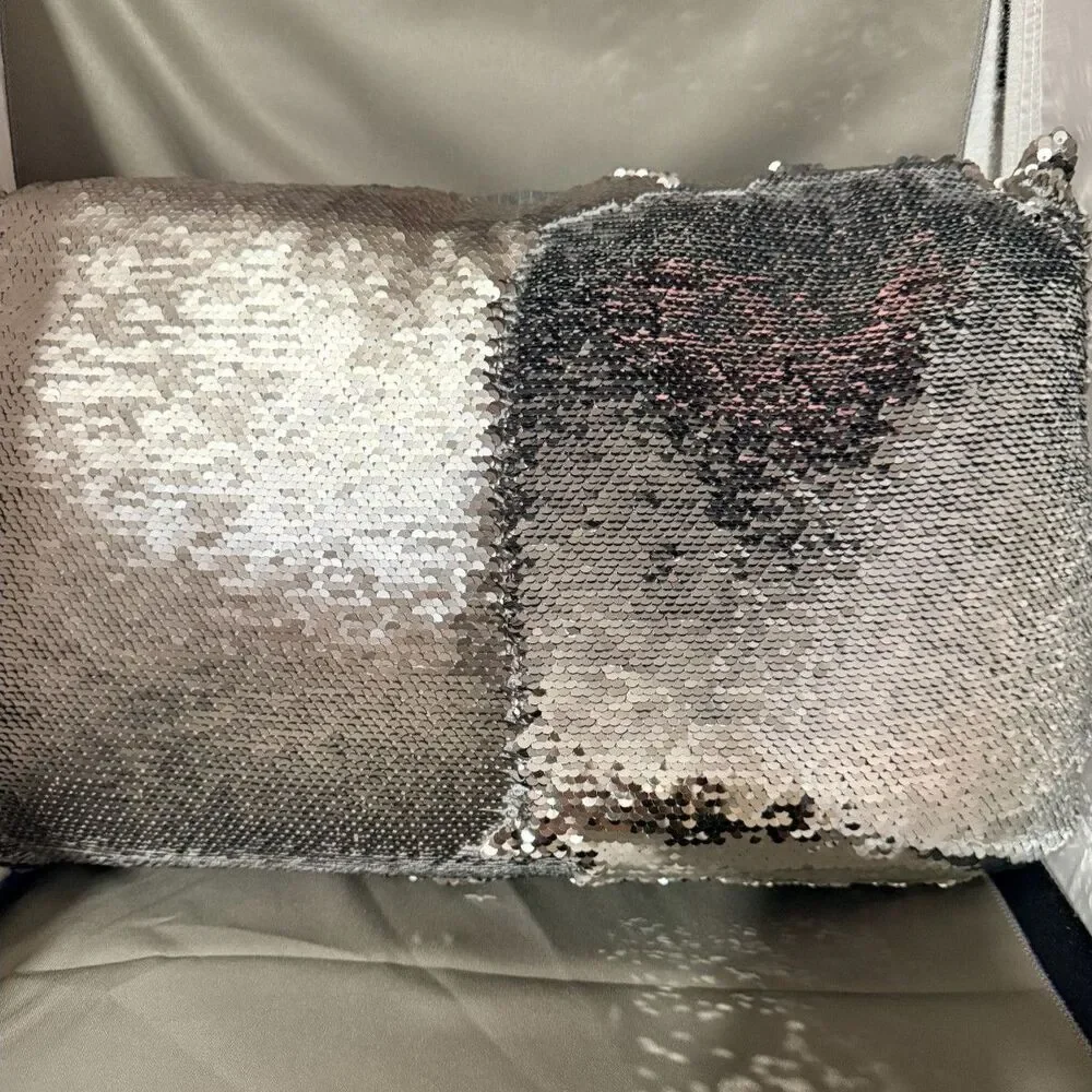 NEW Aviva Stanoff Design Mermaid Sequin Throw Pillow